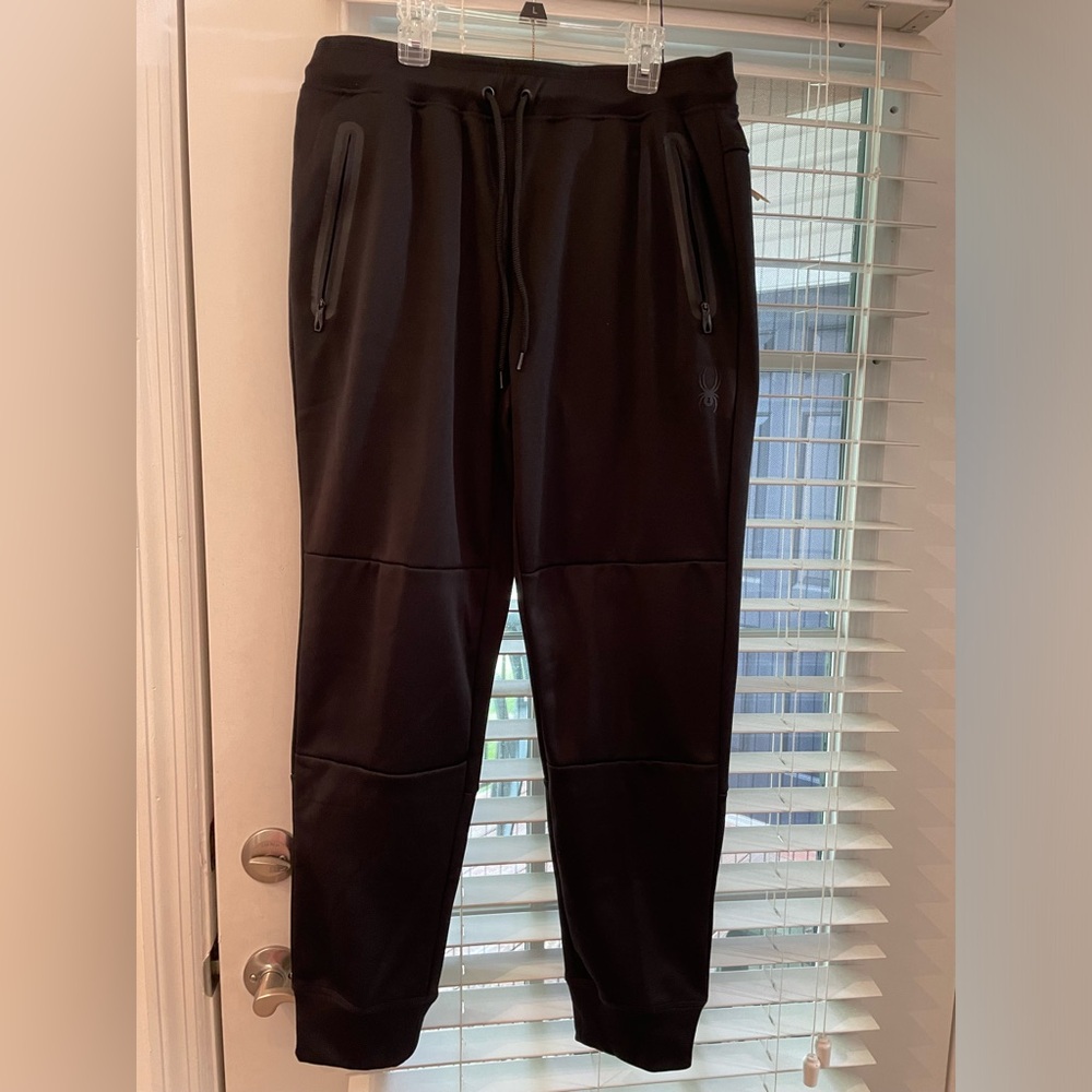 Men’s Spyder Active Joggers size Medium color Black